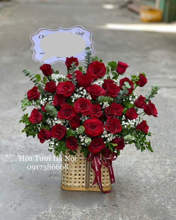 Giỏ Hoa Đẹp– HG095