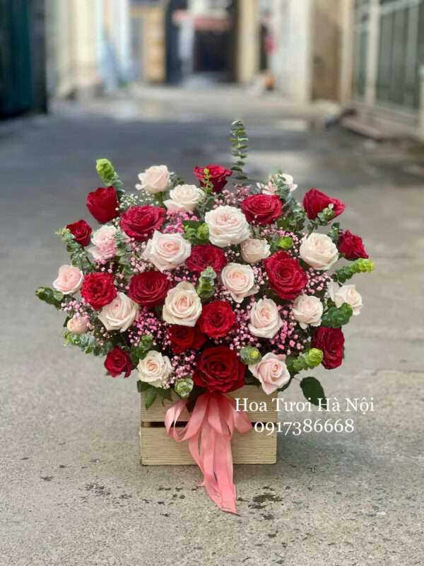 Giỏ Hoa Đẹp– HG097