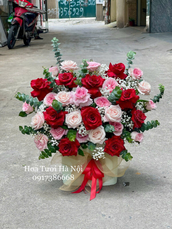 Giỏ Hoa Đẹp– HG098
